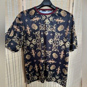 Baroque Gold Knit Shirt 4X